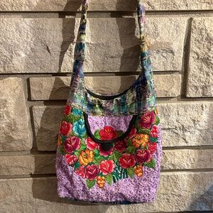 Floral Embroidered Women's Bag